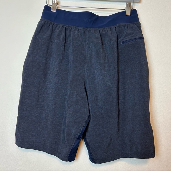 Lululemon Shorts Mens Small T.H.E The Linerless 9” Blue Gym Athletic Athleisure - Picture 5 of 9